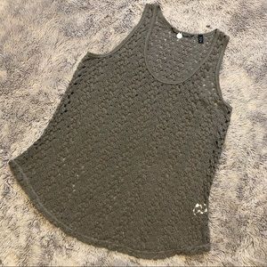 BKE Boutique Open Crochet Tank
